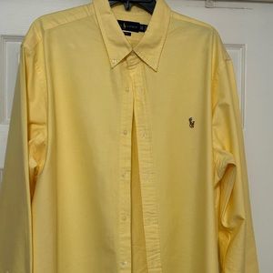 Ralph Lauren Long Sleeve Yellow shirt size XXL